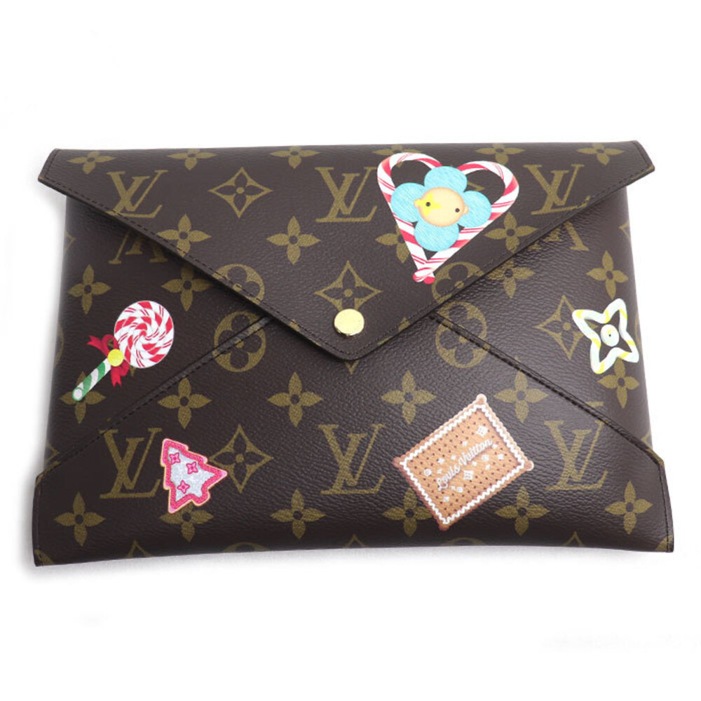 LOUIS VUITTON Brown Monogram Pochette Clutch Bag - Picture 2 of 8